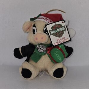 Harley Davidson Motorcycle Stuffed Plush Pig Hog  1999  Original Harley Tag